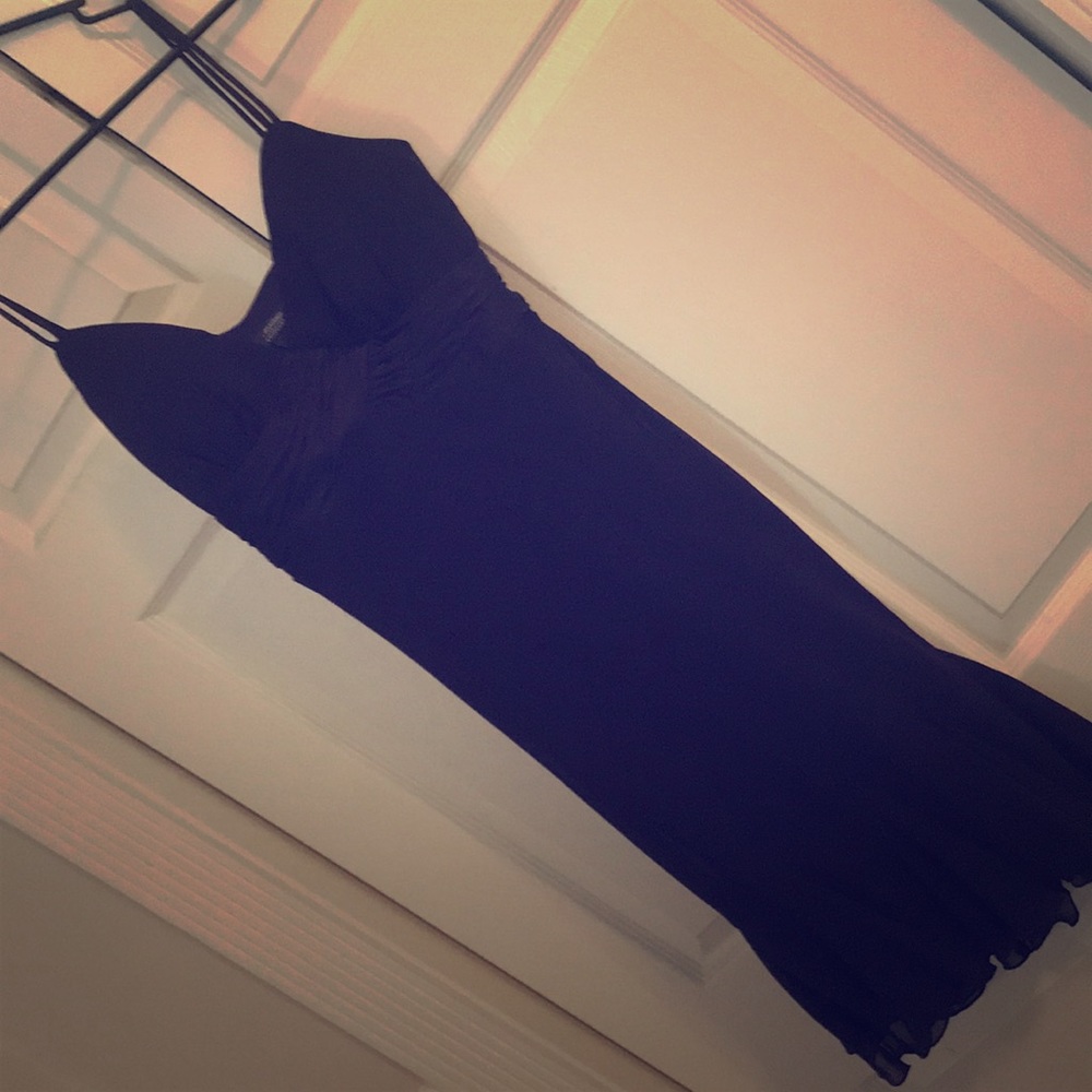 Purple formal dress
